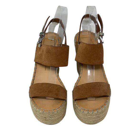 Dolce Vita Brown Suede Spiro Wedge Platform Sandal Size 8 - Picture 2 of 16